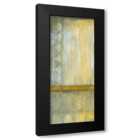 Circles Repeat II Black Modern Wood Framed Art Print with Double Matting by Goldberger, Jennifer