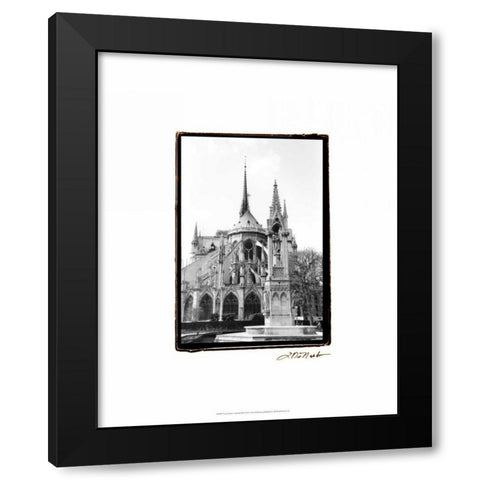 Notre Dame Cathedral III Black Modern Wood Framed Art Print with Double Matting by DeNardo, Laura