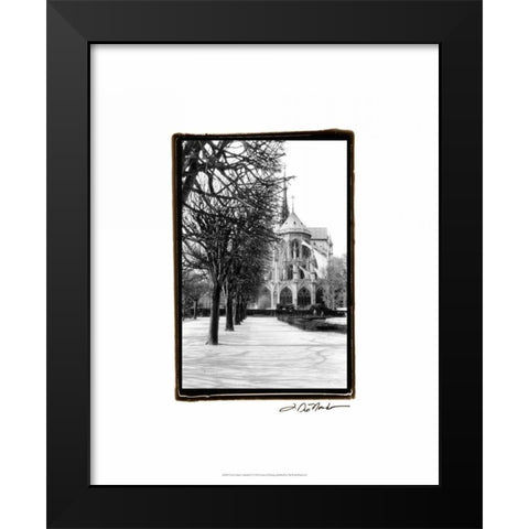 Notre Dame Cathedral IV Black Modern Wood Framed Art Print by DeNardo, Laura