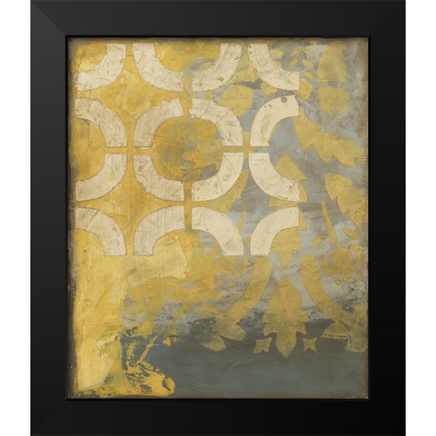 Honeysuckle I Black Modern Wood Framed Art Print by Meagher, Megan