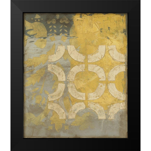 Honeysuckle II Black Modern Wood Framed Art Print by Meagher, Megan