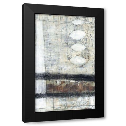 Dark into Light II Black Modern Wood Framed Art Print with Double Matting by Goldberger, Jennifer