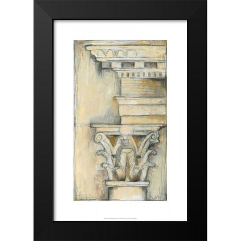 Cornice Rendering II Black Modern Wood Framed Art Print by Goldberger, Jennifer