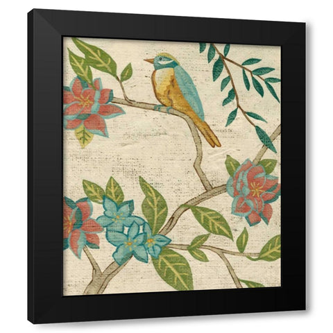 Antique Aviary IV Black Modern Wood Framed Art Print with Double Matting by Zarris, Chariklia