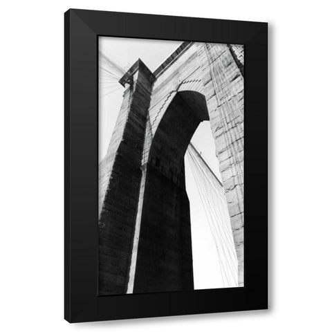 Brooklyn Bridge I Black Modern Wood Framed Art Print by DeNardo, Laura