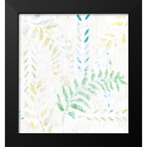 Fresco I Black Modern Wood Framed Art Print by Fagalde, Jarman