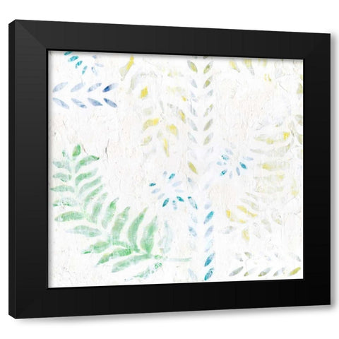 Fresco II Black Modern Wood Framed Art Print with Double Matting by Fagalde, Jarman