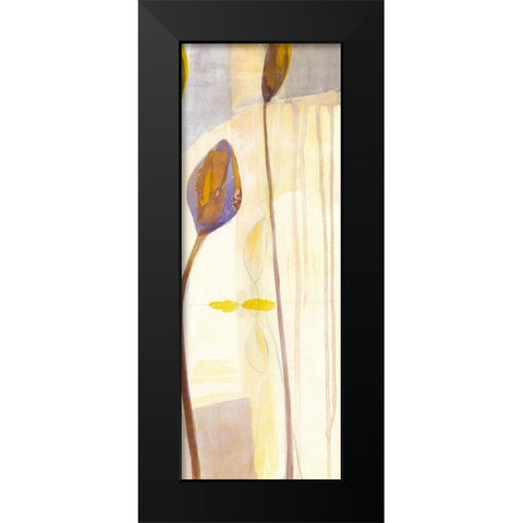 Seed Pods II Black Modern Wood Framed Art Print by Goldberger, Jennifer