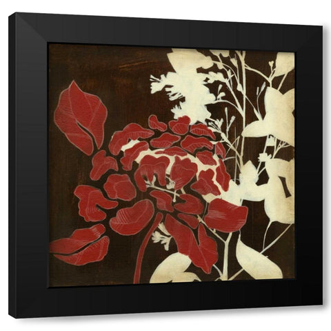 Linen and Silhouettes I Black Modern Wood Framed Art Print with Double Matting by Goldberger, Jennifer