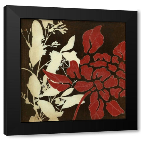 Linen and Silhouettes II Black Modern Wood Framed Art Print with Double Matting by Goldberger, Jennifer