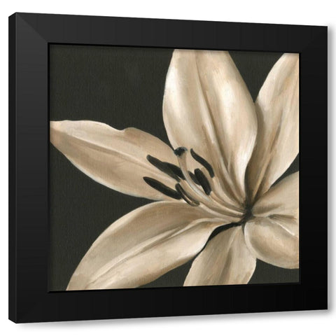 Classical Blooms III Black Modern Wood Framed Art Print by Harper, Ethan
