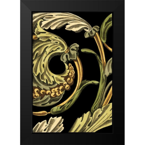 Classical Frieze III Black Modern Wood Framed Art Print by Harper, Ethan