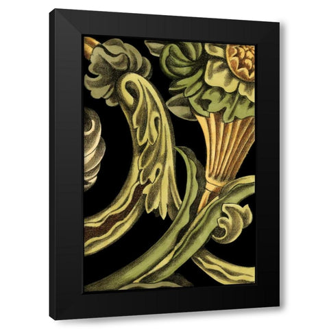 Classical Frieze IV Black Modern Wood Framed Art Print with Double Matting by Harper, Ethan