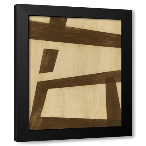 Inversion I Black Modern Wood Framed Art Print with Double Matting by Vision Studio