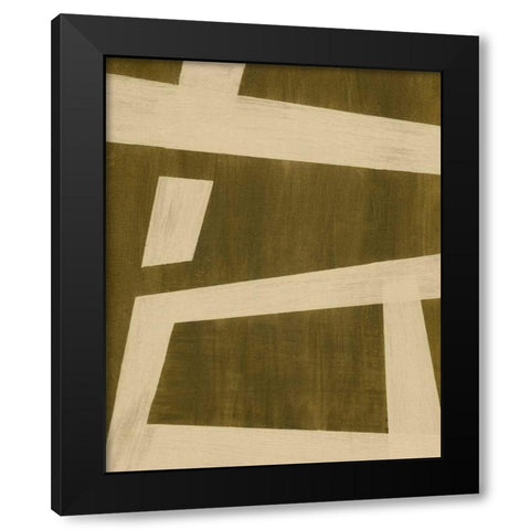 Inversion II Black Modern Wood Framed Art Print with Double Matting by Vision Studio