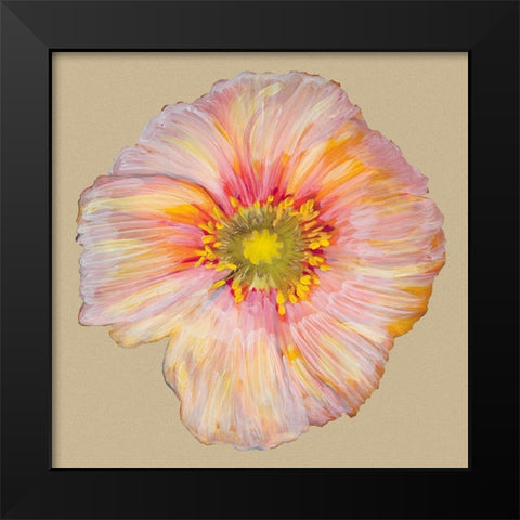 Poppy Blossom I Black Modern Wood Framed Art Print by Ludwig, Alicia