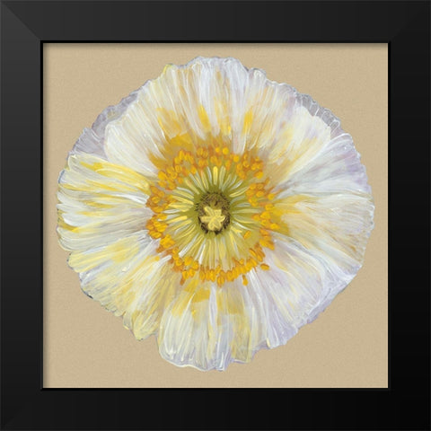 Poppy Blossom II Black Modern Wood Framed Art Print by Ludwig, Alicia