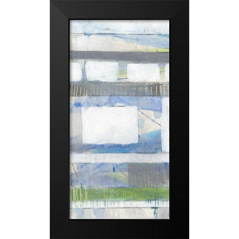 Fluid Neutrals I Black Modern Wood Framed Art Print by Goldberger, Jennifer