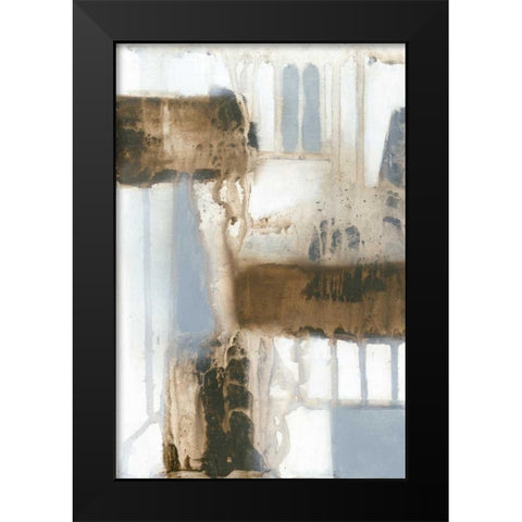 Modular Layout I Black Modern Wood Framed Art Print by Goldberger, Jennifer