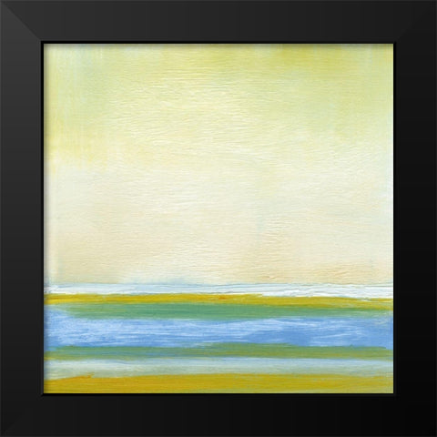 At the Beach II Black Modern Wood Framed Art Print by Gordon, Sharon