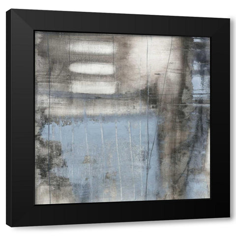 Obscured I Black Modern Wood Framed Art Print by Goldberger, Jennifer