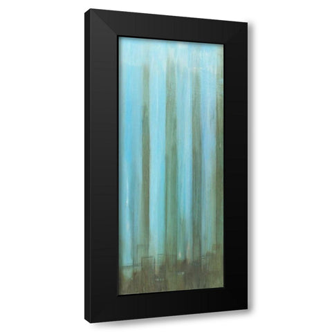 Sky Lights II Black Modern Wood Framed Art Print with Double Matting by Goldberger, Jennifer