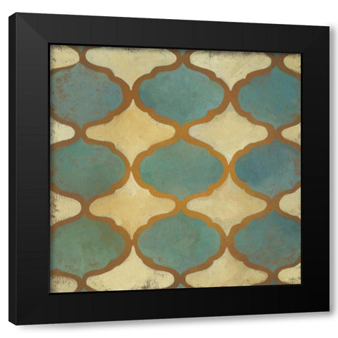 Rustic Symmetry I Black Modern Wood Framed Art Print with Double Matting by Zarris, Chariklia