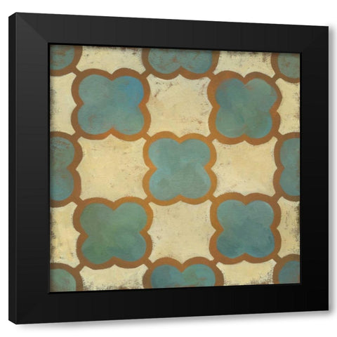 Rustic Symmetry IV Black Modern Wood Framed Art Print with Double Matting by Zarris, Chariklia