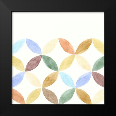 Geometric IV Black Modern Wood Framed Art Print by Zarris, Chariklia