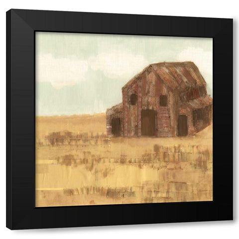 Maupin Farm II Black Modern Wood Framed Art Print with Double Matting by Fagalde, Jarman