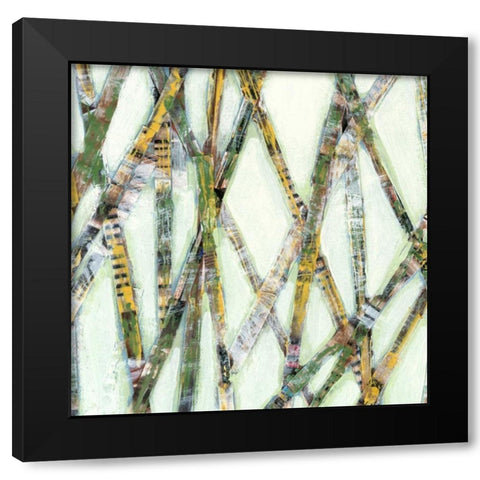 Lemongrass I Black Modern Wood Framed Art Print by Fagalde, Jarman