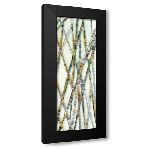 Lemongrass IV Black Modern Wood Framed Art Print with Double Matting by Fagalde, Jarman