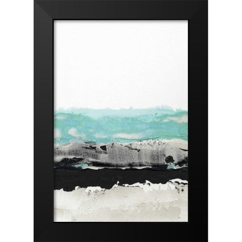 Permafrost II Black Modern Wood Framed Art Print by Ludwig, Alicia
