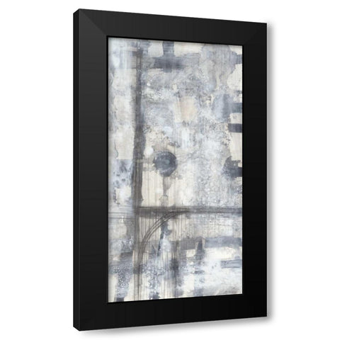 Grey Matter II Black Modern Wood Framed Art Print by Goldberger, Jennifer