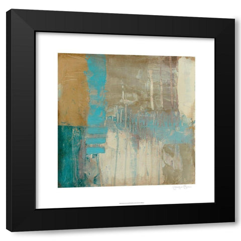 Shore I Black Modern Wood Framed Art Print by Goldberger, Jennifer