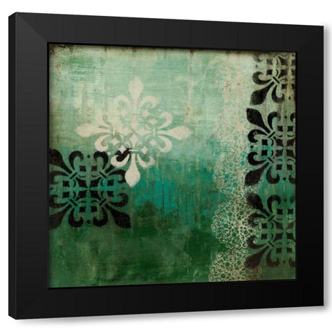 Havana I Black Modern Wood Framed Art Print with Double Matting by Goldberger, Jennifer