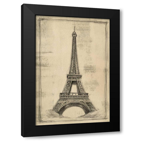 European Icons I Black Modern Wood Framed Art Print with Double Matting by Harper, Ethan