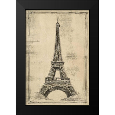 European Icons I Black Modern Wood Framed Art Print by Harper, Ethan