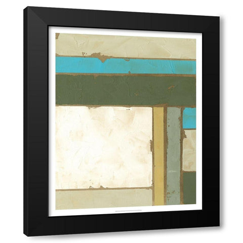 Weathered Paneling I Black Modern Wood Framed Art Print by Goldberger, Jennifer