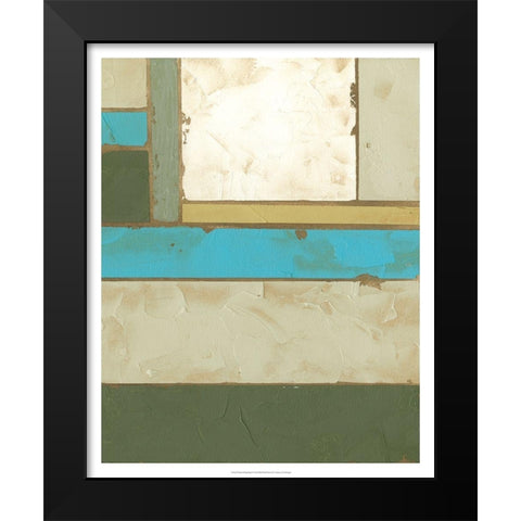 Weathered Paneling II Black Modern Wood Framed Art Print by Goldberger, Jennifer