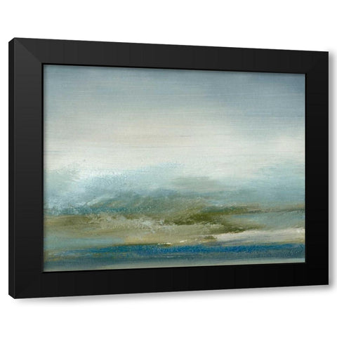 Sea II Black Modern Wood Framed Art Print with Double Matting by Gordon, Sharon