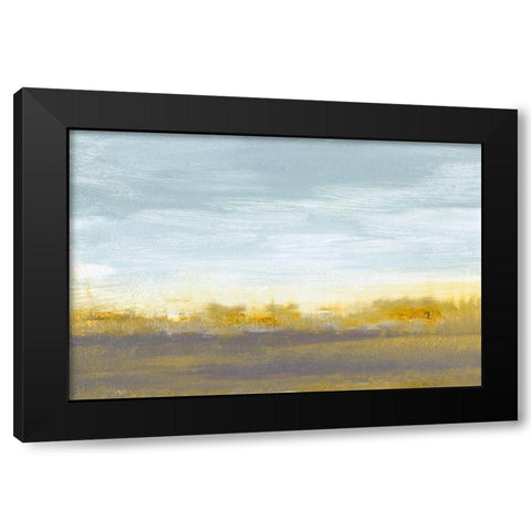 Away V Black Modern Wood Framed Art Print with Double Matting by Gordon, Sharon