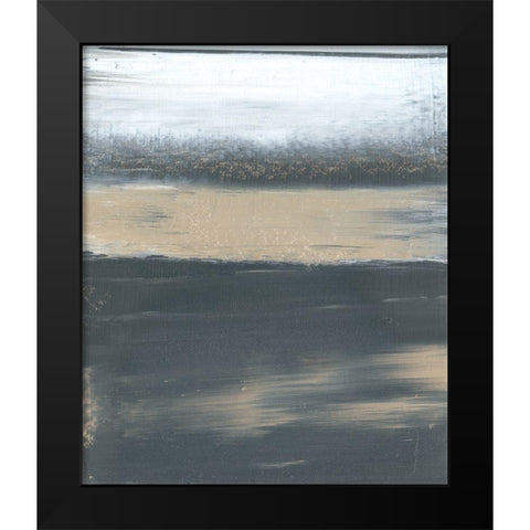Glide I Black Modern Wood Framed Art Print by Gordon, Sharon