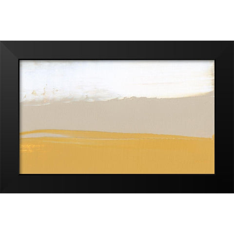 Glide IV Black Modern Wood Framed Art Print by Gordon, Sharon