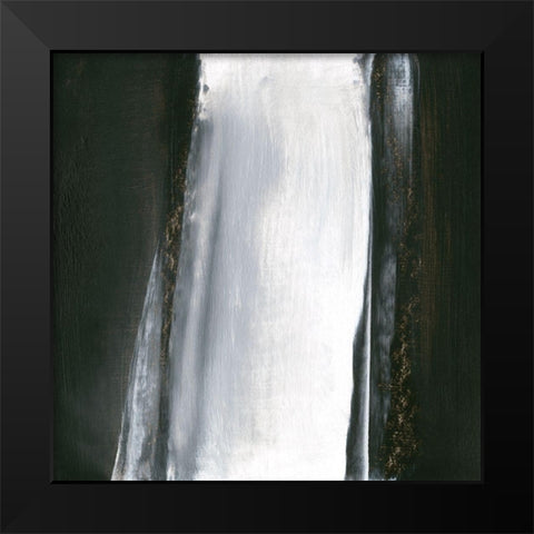 Glide VI Black Modern Wood Framed Art Print by Gordon, Sharon