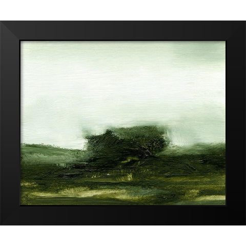 Verdant II Black Modern Wood Framed Art Print by Gordon, Sharon