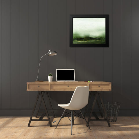 Verdant III Black Modern Wood Framed Art Print by Gordon, Sharon