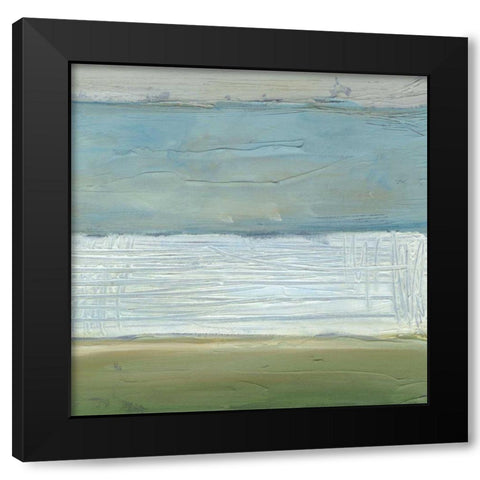 Spring Vista II Black Modern Wood Framed Art Print with Double Matting by Harper, Ethan