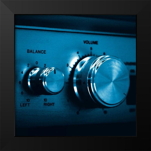 Chroma Stereo V Black Modern Wood Framed Art Print by Stramel, Renee W.