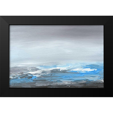 Serene IV Black Modern Wood Framed Art Print by Gordon, Sharon